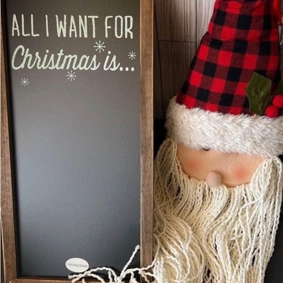 Christmas Decor “all i want for Christmas is” 1PC - Picture 5 of 5